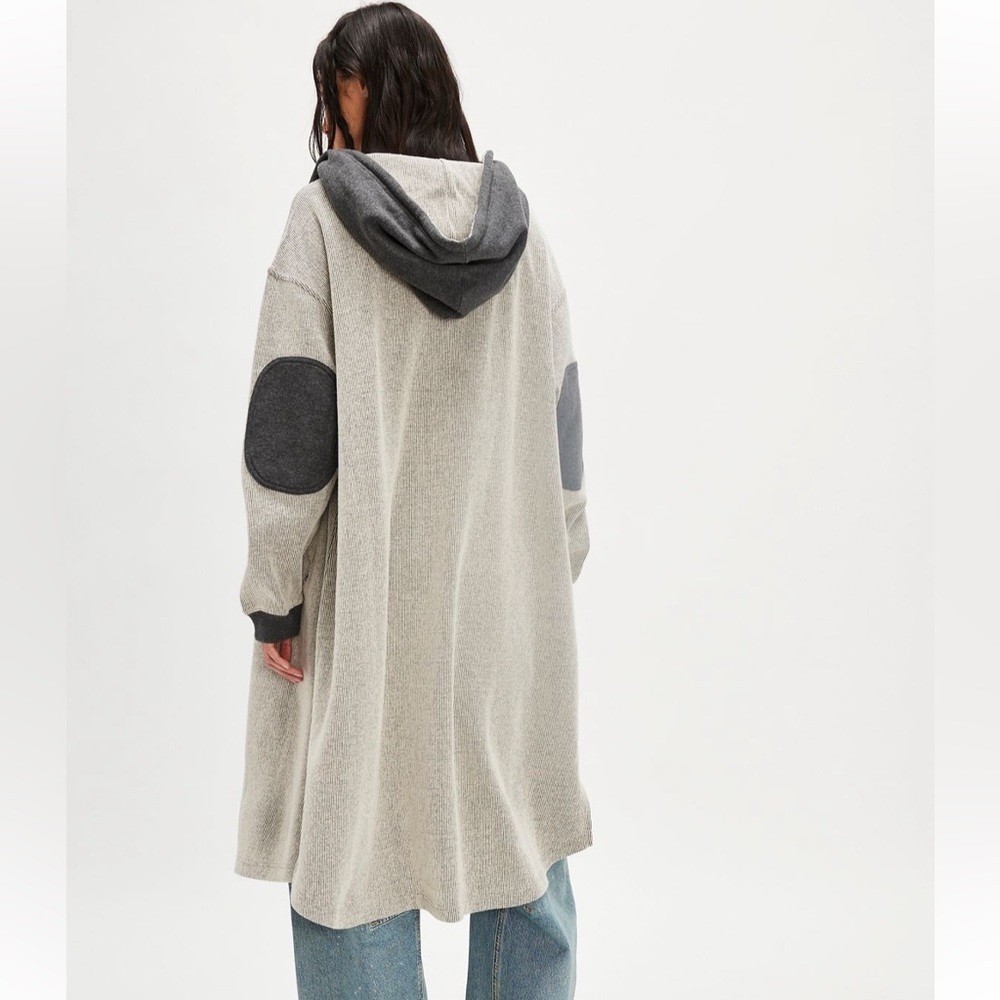 Free People Tomorrows Sweatshirt Cardigan Small - Picture 2 of 9